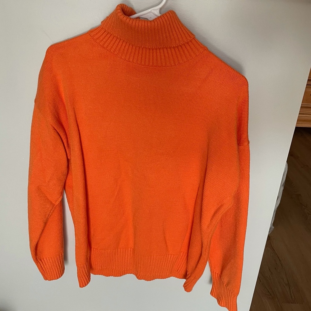 Classic Orange Turtleneck